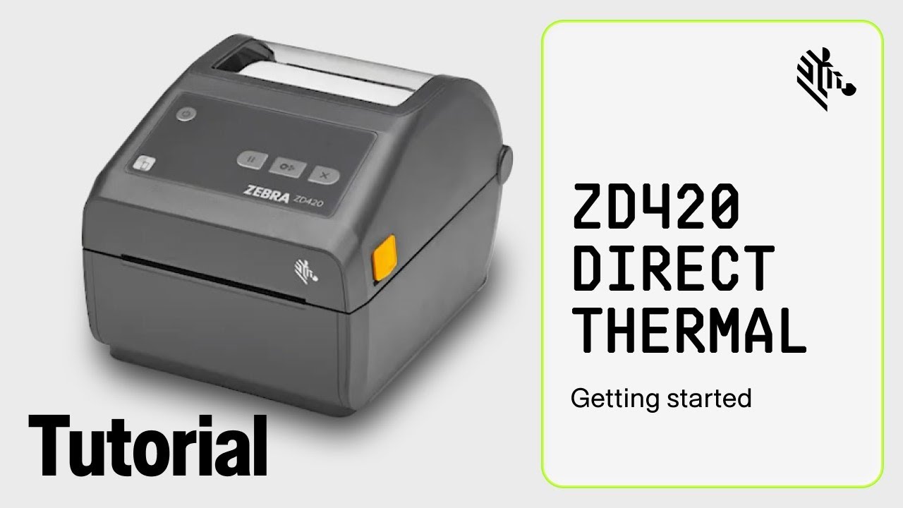 Принтер прямой термопечати Zebra ZD420: как настроить принтер