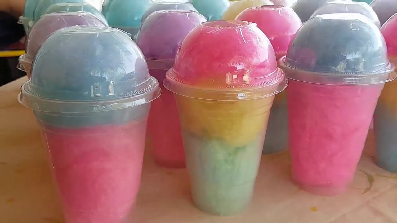 ALGODONES DE AZÚCAR EN VASO