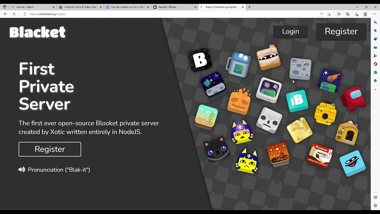 here is the Blacket access code