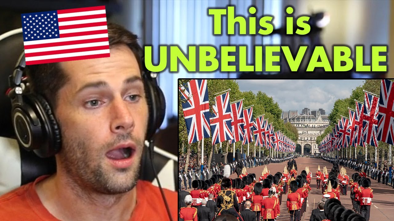American Reacts to Queen Elizabeth&rsquo;s Coffin Procession