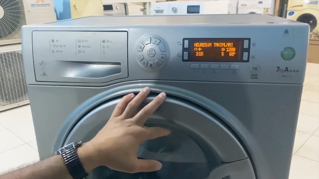 Hotpoint Ariston paltaryuyanın dil ayarları, dil seçimi və dil dəyişmə