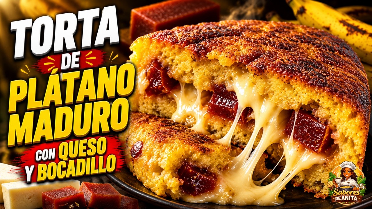 ПИРОГ ИЗ СПЕЛОГО ПЛАНТАНА С СЫРОМ 🍌🧀