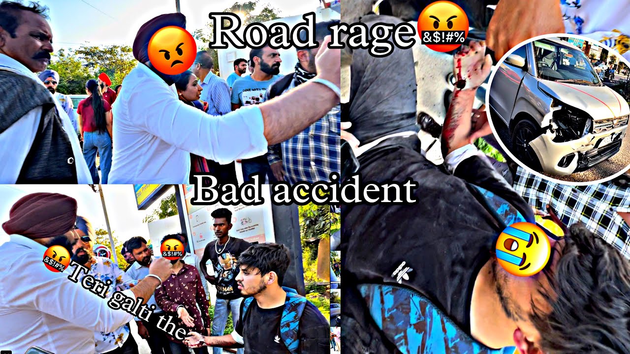 LIVE CRASH😭💔|| ROAD RAGE WITH BIKER|| 1st BIKE Accident😢||BIKER INJURED
