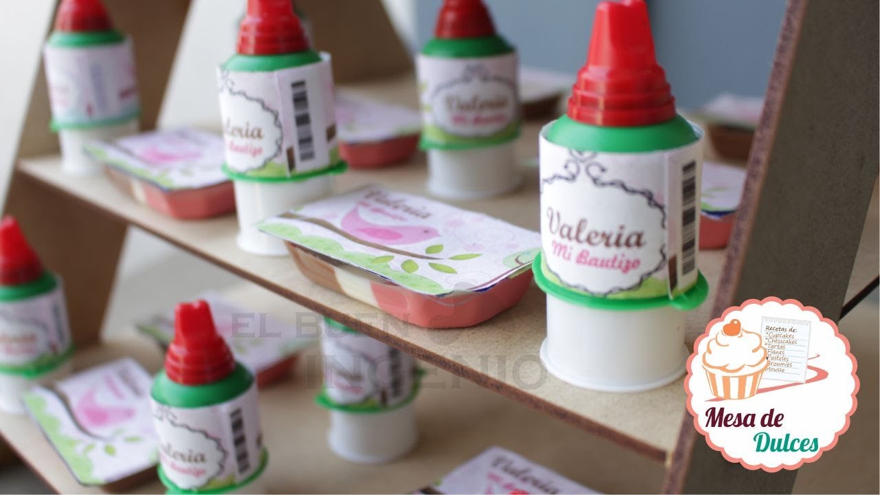 🍭🍬 ETIQUETAS para MESA DE DULCES 😍💌 Uso en mesa de dulces para BAUTIZO de niña BONUS EXTRA cajitas 🎁