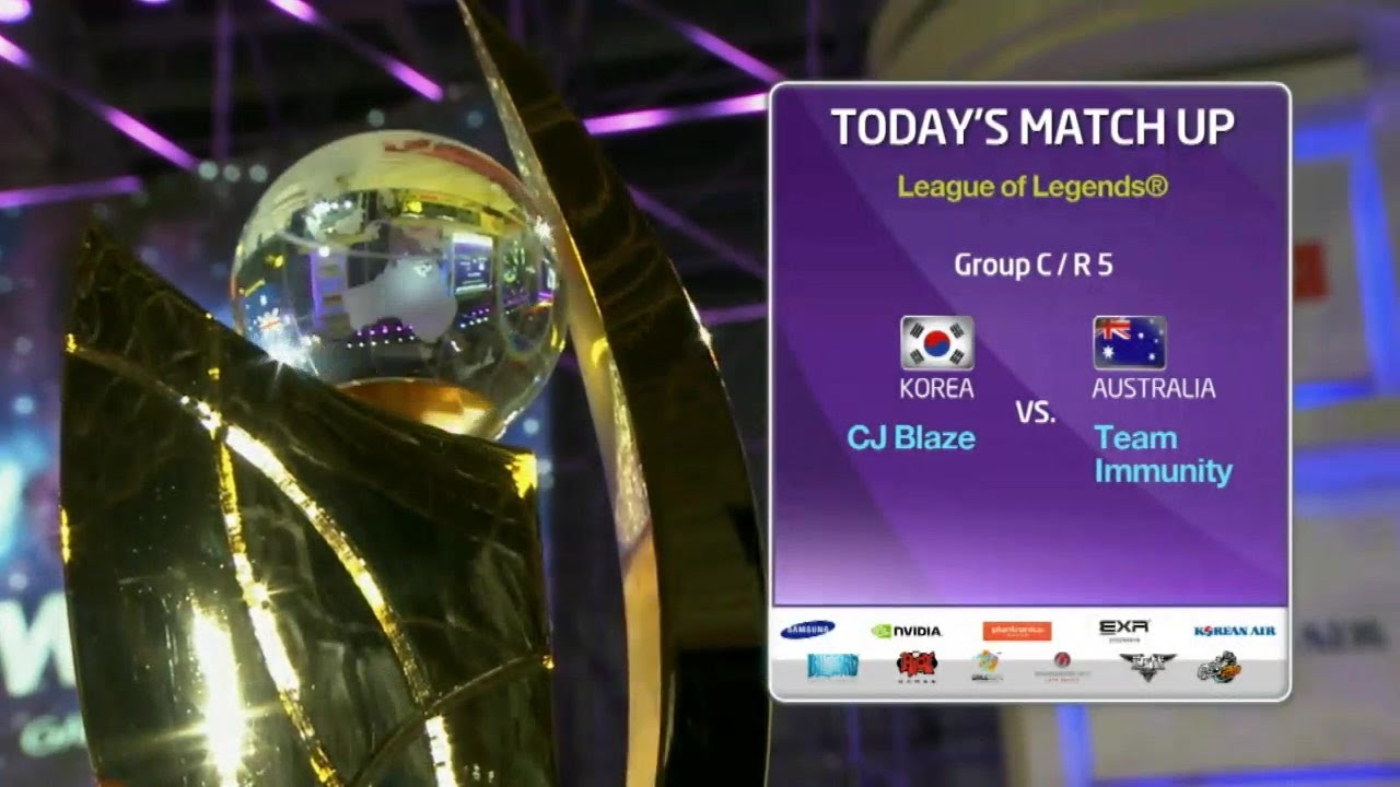 WCG2013 Stage A : League of Legends - CJ Blaze vs Team Immunity