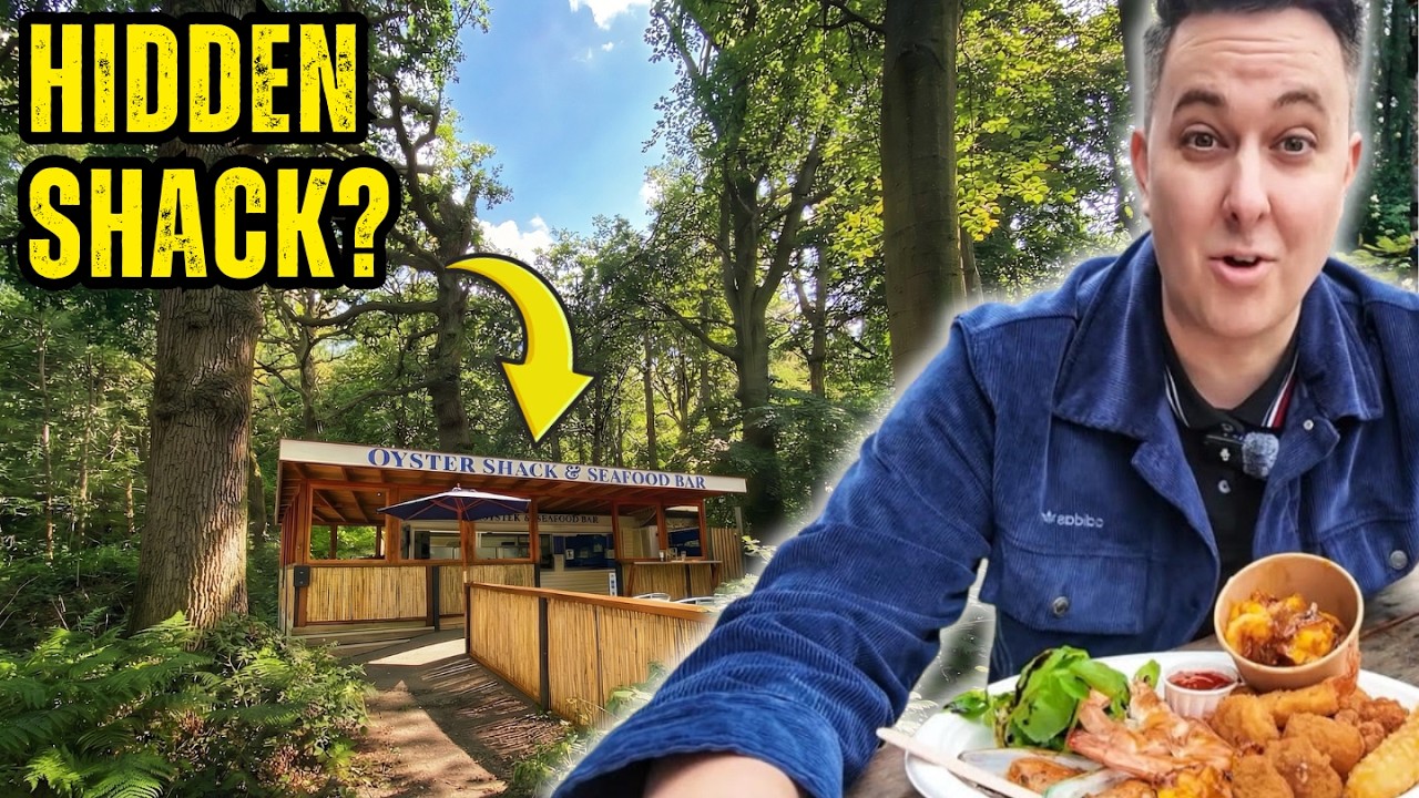 The Shack Buried in a FOREST Serving BRITISH SEAFOOD!