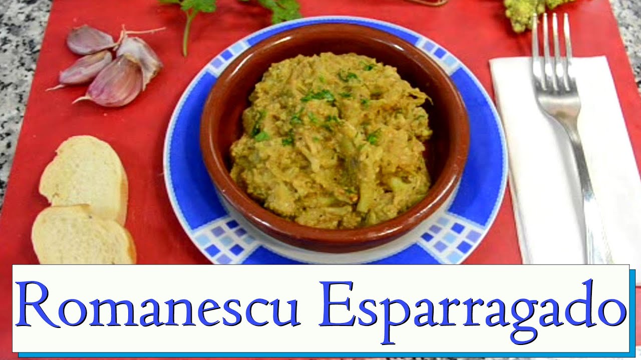 Romanescu Esparragado. Las Recetas del Hortelano