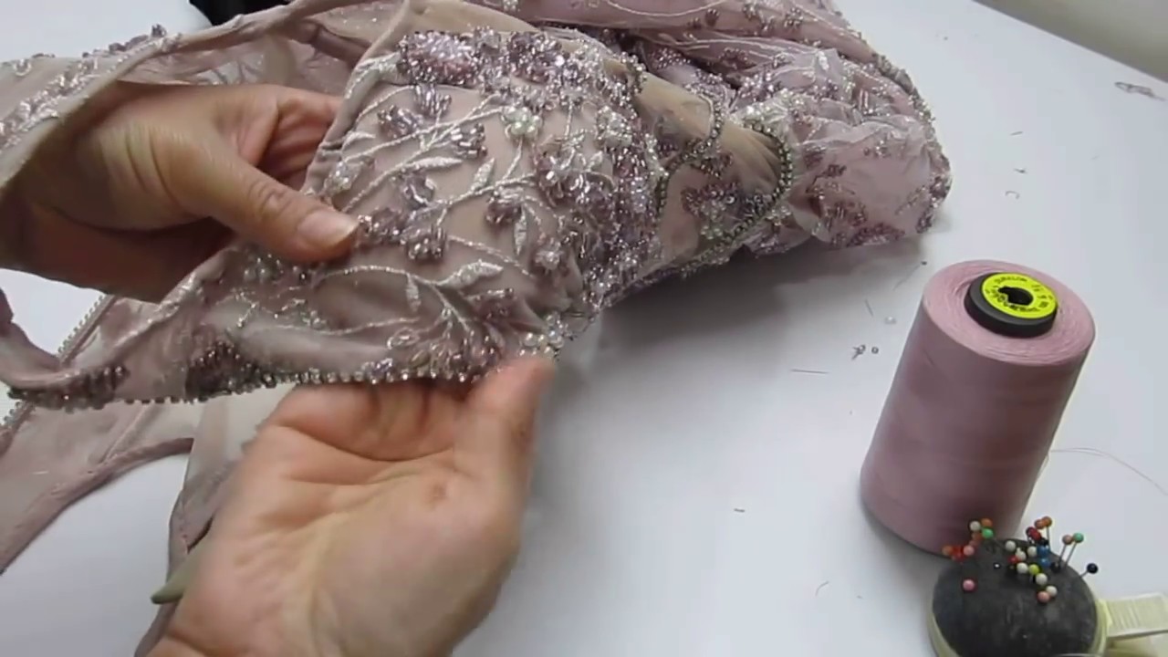 COMO FORRAR COPA TRIANGULAR PARA VESTIDO CON TRANSPARENCIA