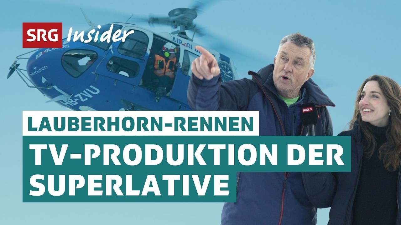 SRG Insider am Lauberhorn: So werden die Bilder der legendären Skiabfahrt produziert!
