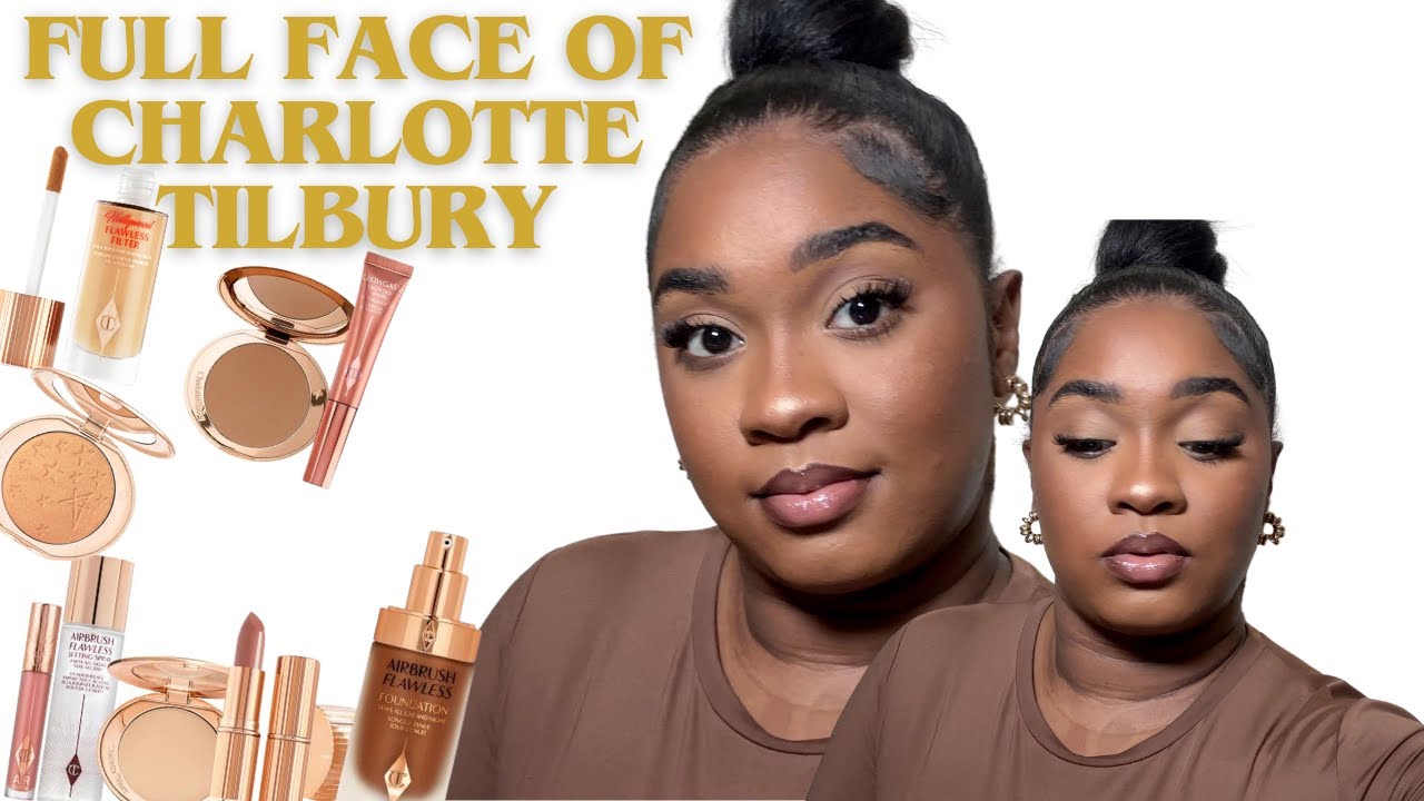 FULL FACE OF CHARLOTTE TILBURY ON DARK SKIN