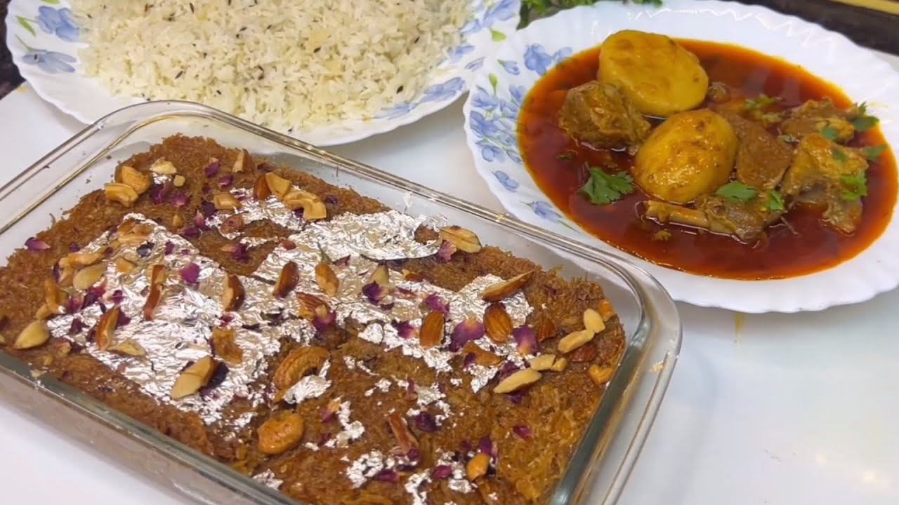 Vlog || Sunday special recipe mai  kia banaya || Aloo gosht || Nizami Sewai 