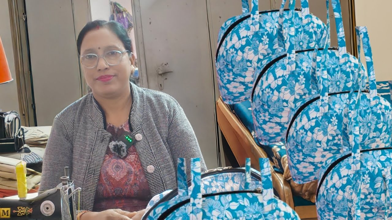 Easy way to make lunch bag || आज का इंडिया बहुत ही कमल का है || Saras vlog 