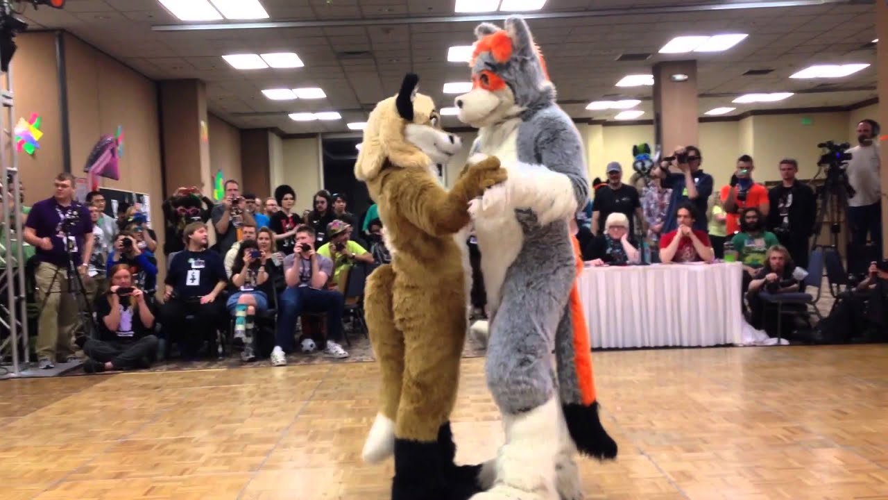Biggest Little Fur Con 2014 Fursuit Dance Competition -01- Dex & Latte