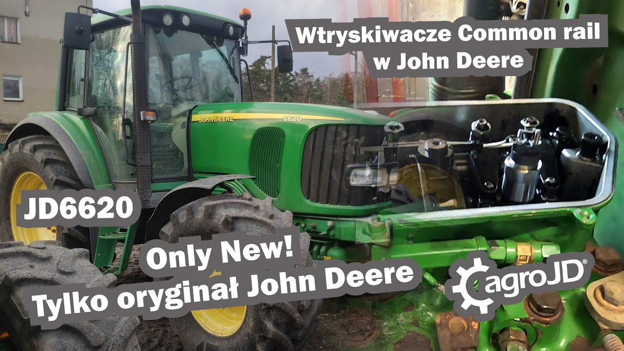 Ale wtopa, zobacz sam! Wtryskiwacze Only New z John Deere. Ciągnik John Deere 6620🚜🚀