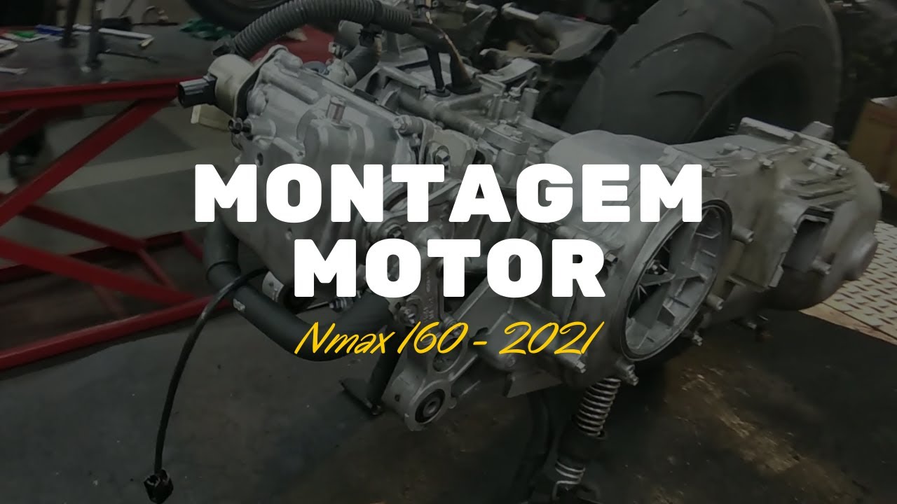 Nmax 160 2021 Montagem do motor