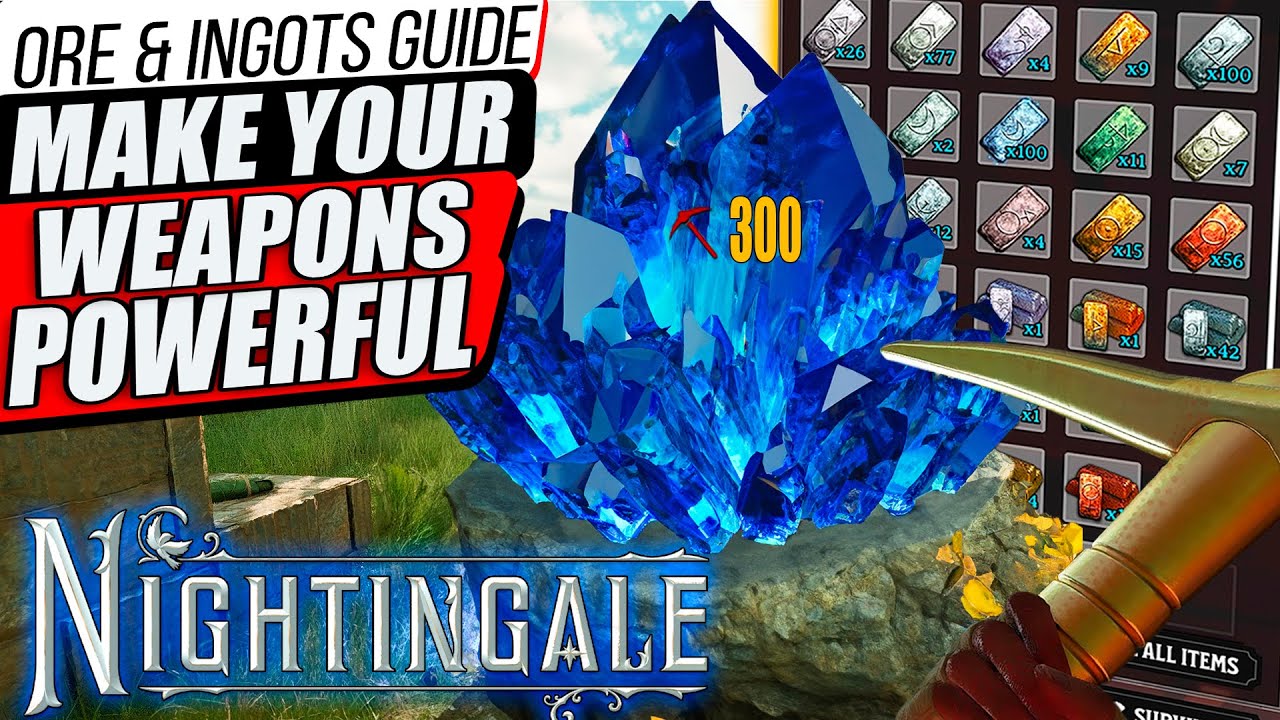 Craft The Best Weapons In Nightingale: Ultimate Ingots & Ore Guide