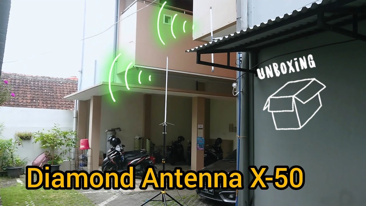 Вертикальная двухдиапазонная антенна Diamond Antenna X50