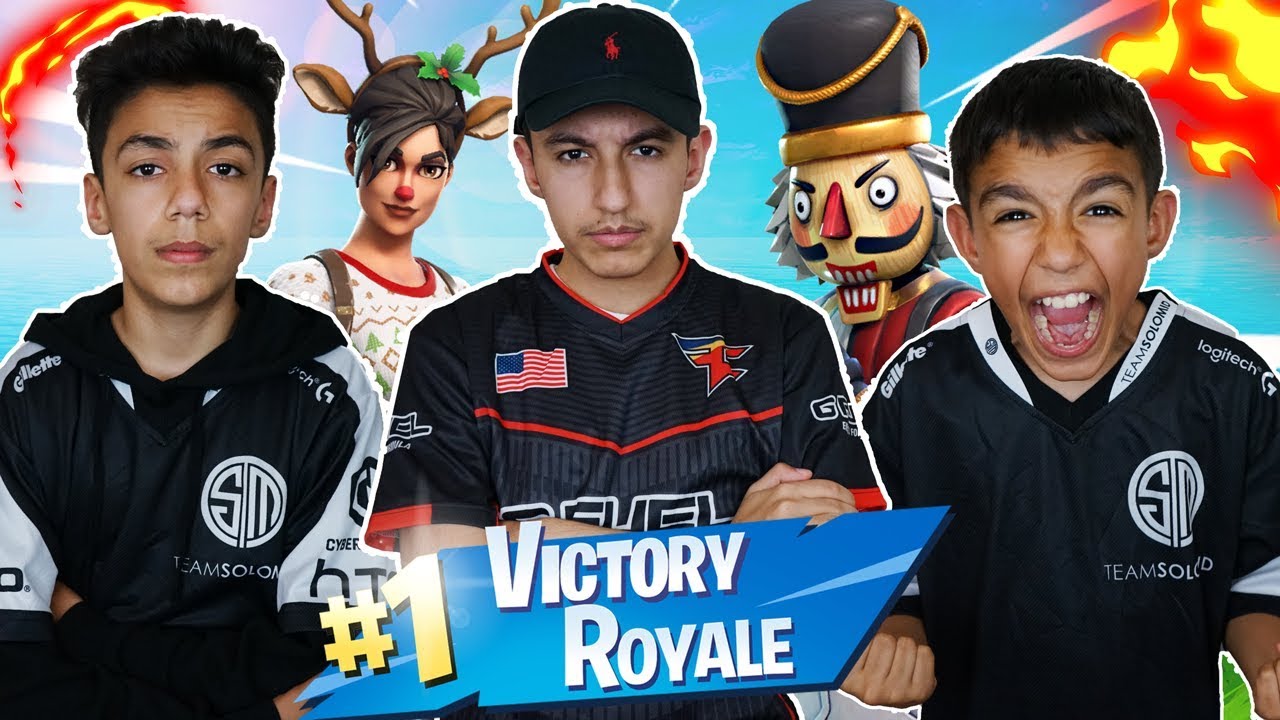 WE TURNED PRO! Insane Fortnite Squad Win With Brothers! Clutch