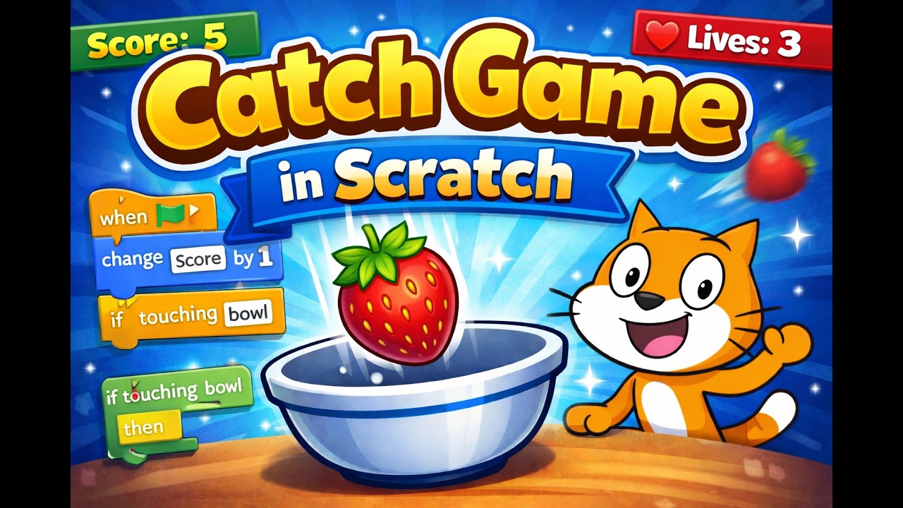 How to Make a Catch Game in Scratch [Beginner Friendly]