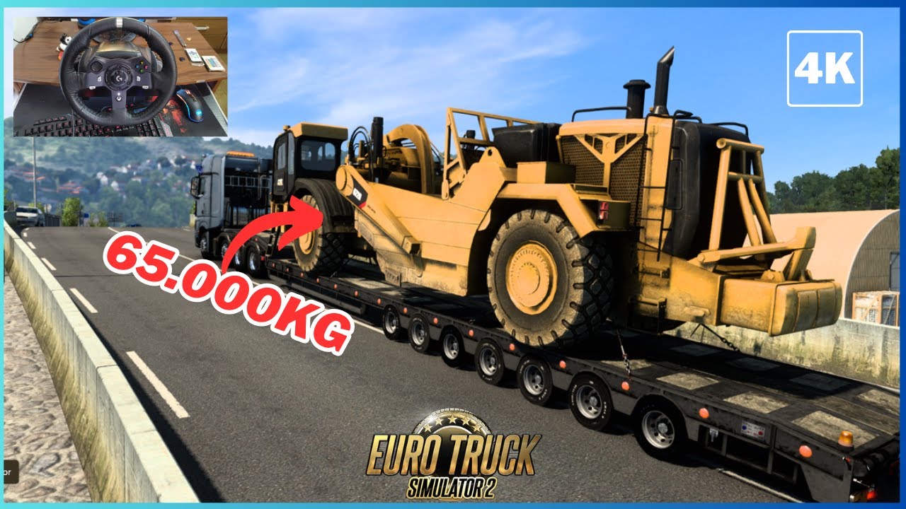 Euro Truck Simulator 2-  BIG TRANSPORT 65.000kg