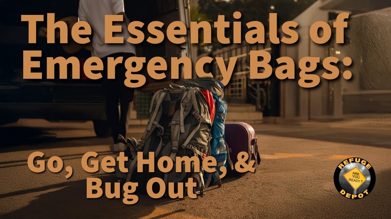 The Essentials of Emergency Bags: Go, Get Home, & Bug Out