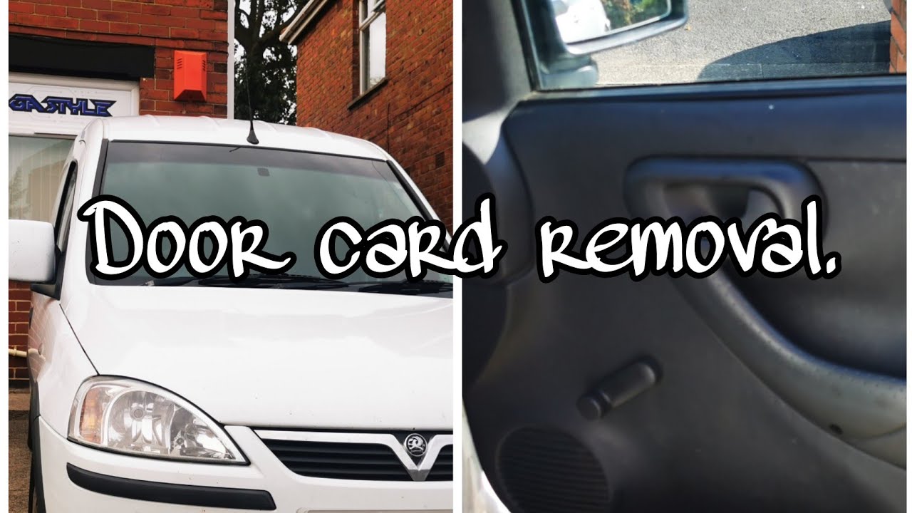 Как снять дверные карты/дверные панели на Vauxhall Combo 2011. Размеры динамиков и цвета проводов.