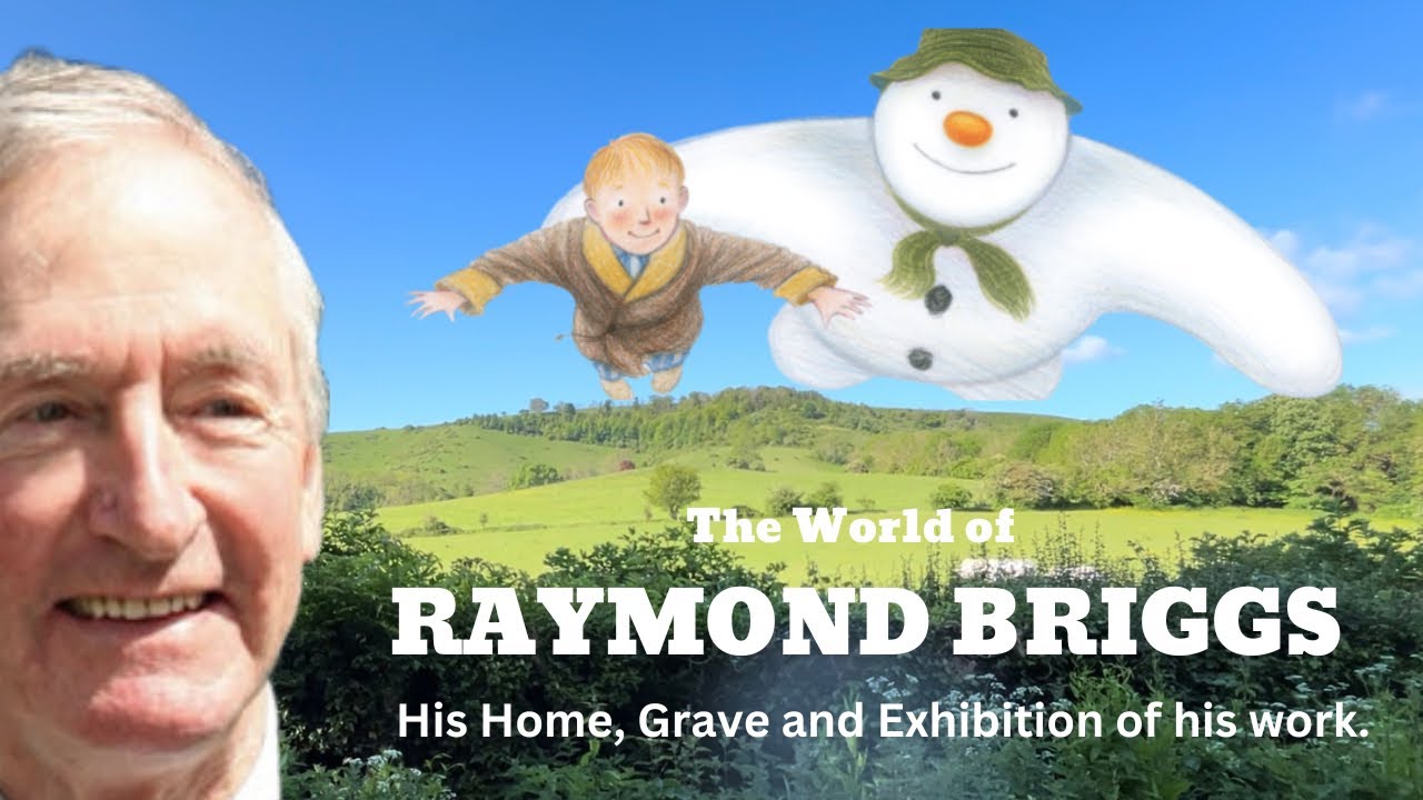 Raymond Briggs - Visiting his Grave, his Home & Exhibition of his Work.
