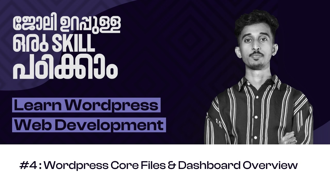 Wordpress Core Files & Dashboard Overview | Step By Step Wordpress Tutorial for Beginners | Part 4