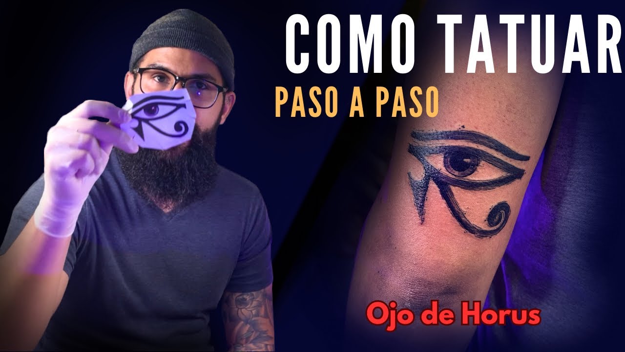 ¿Como TATUAR  - Ojo de Horus // Paso a Paso?