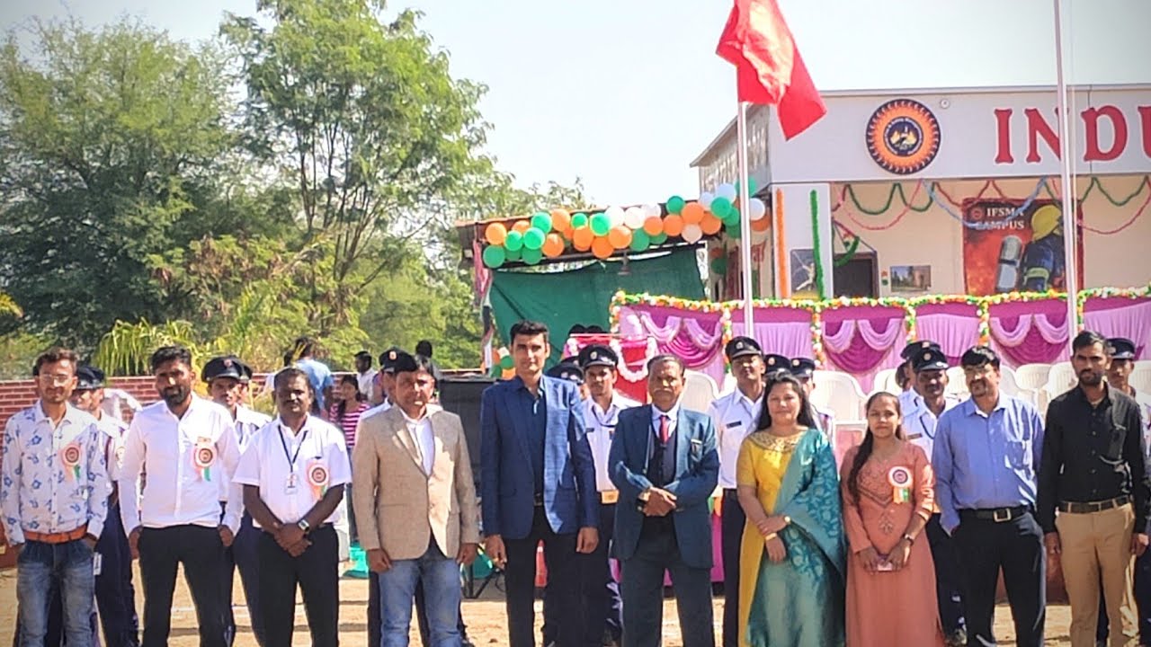 At a Glance of the 71st Republic Day Celebration at IFSMA.INDIA , Amodar, Vadodara