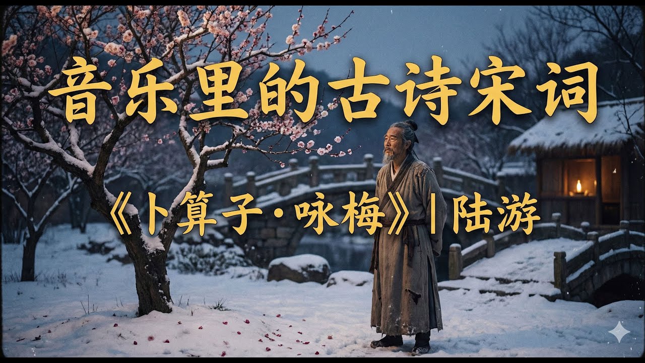 노래로 배우는 중국고시 《卜算子·咏梅》｜陆游 /   音乐里的古诗宋词
