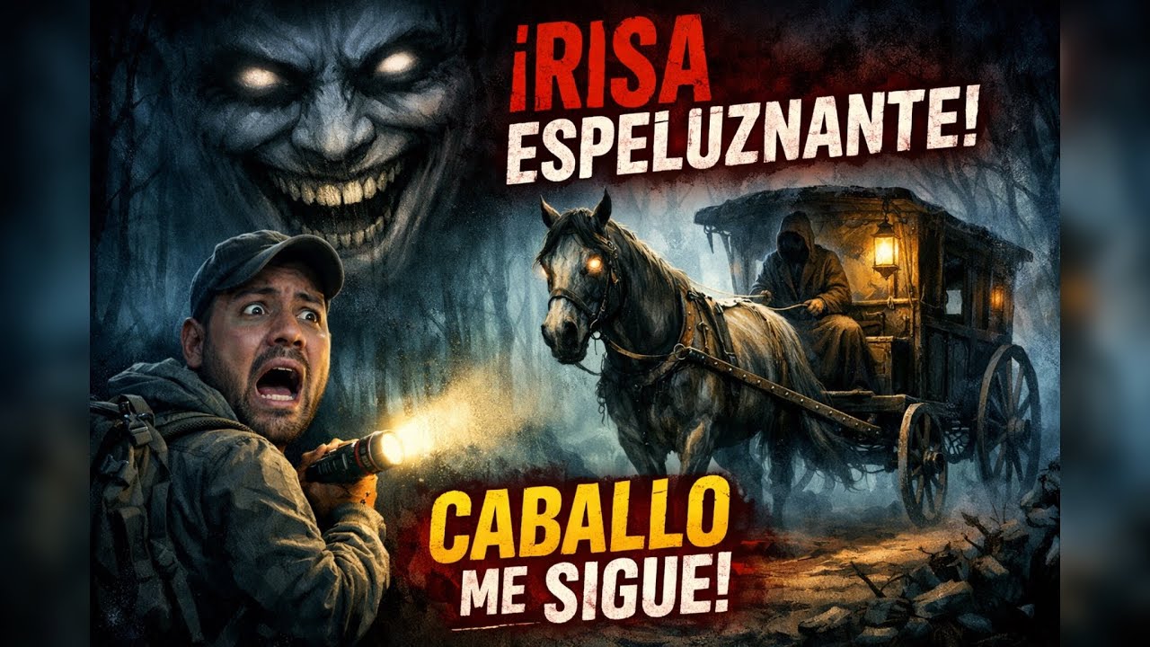 Niña fantasma risa de bruja y me siguió caballo con carreta en cerro de los lamentos😱