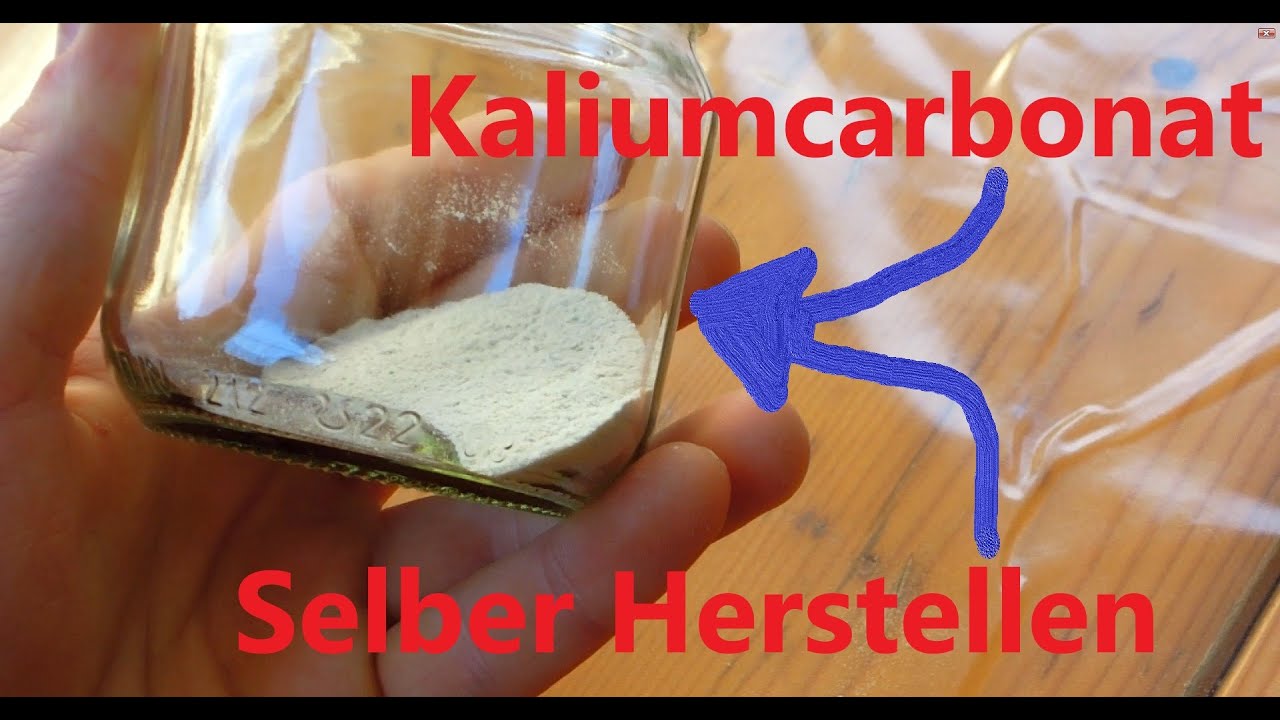 Kalimucarbonat selber herstellen aus Asche | Kolenstoffdioxied erzeugen | zum selber Nachmachen