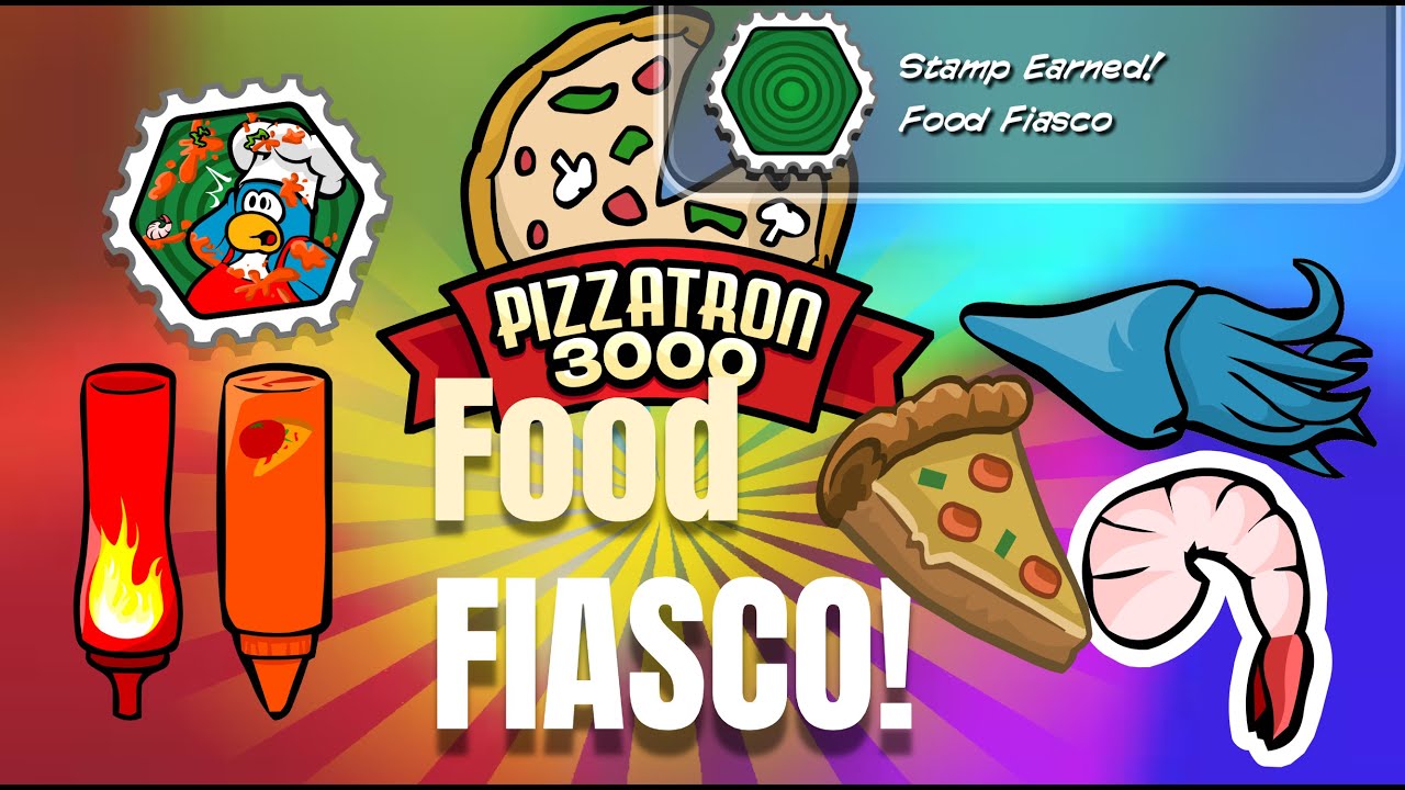 Club Penguin Online Food Fiasco Stamp