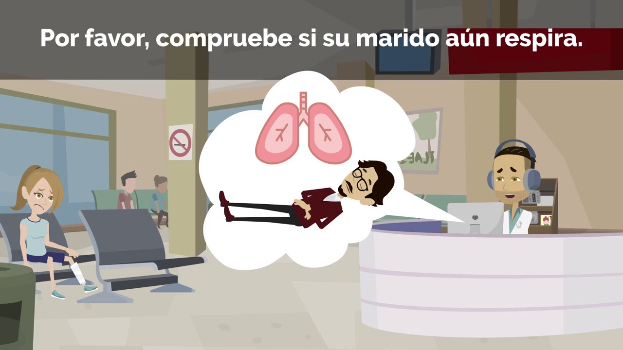 Accidentes y cómo llamar a la ambulancia. Vocabulario sobre emergencias. /