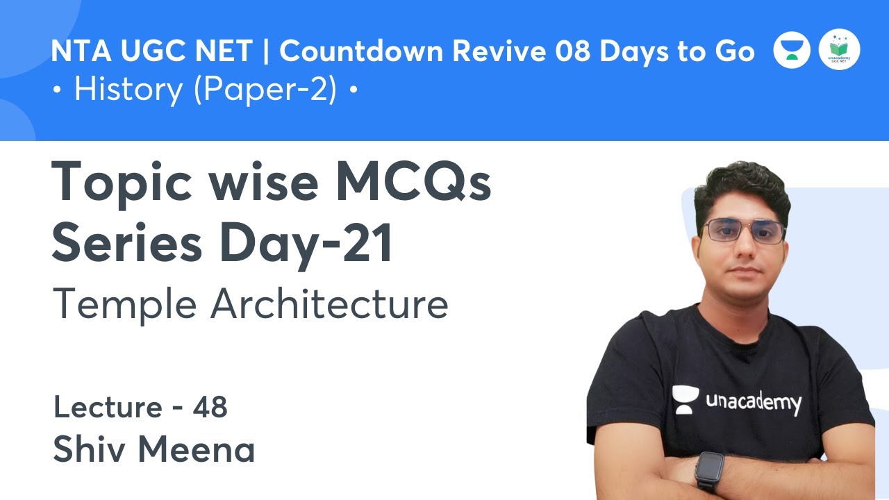 Topic Wise MCQs Series Day-21 Temple Architecture | History | NTA UGC NET JRF 2021 | by Shiv Meena