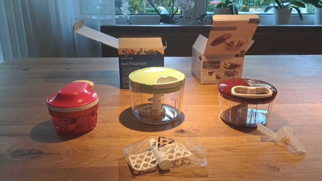 Tupper Turbochef vs. Aldi/Lidl Zerkleinerer