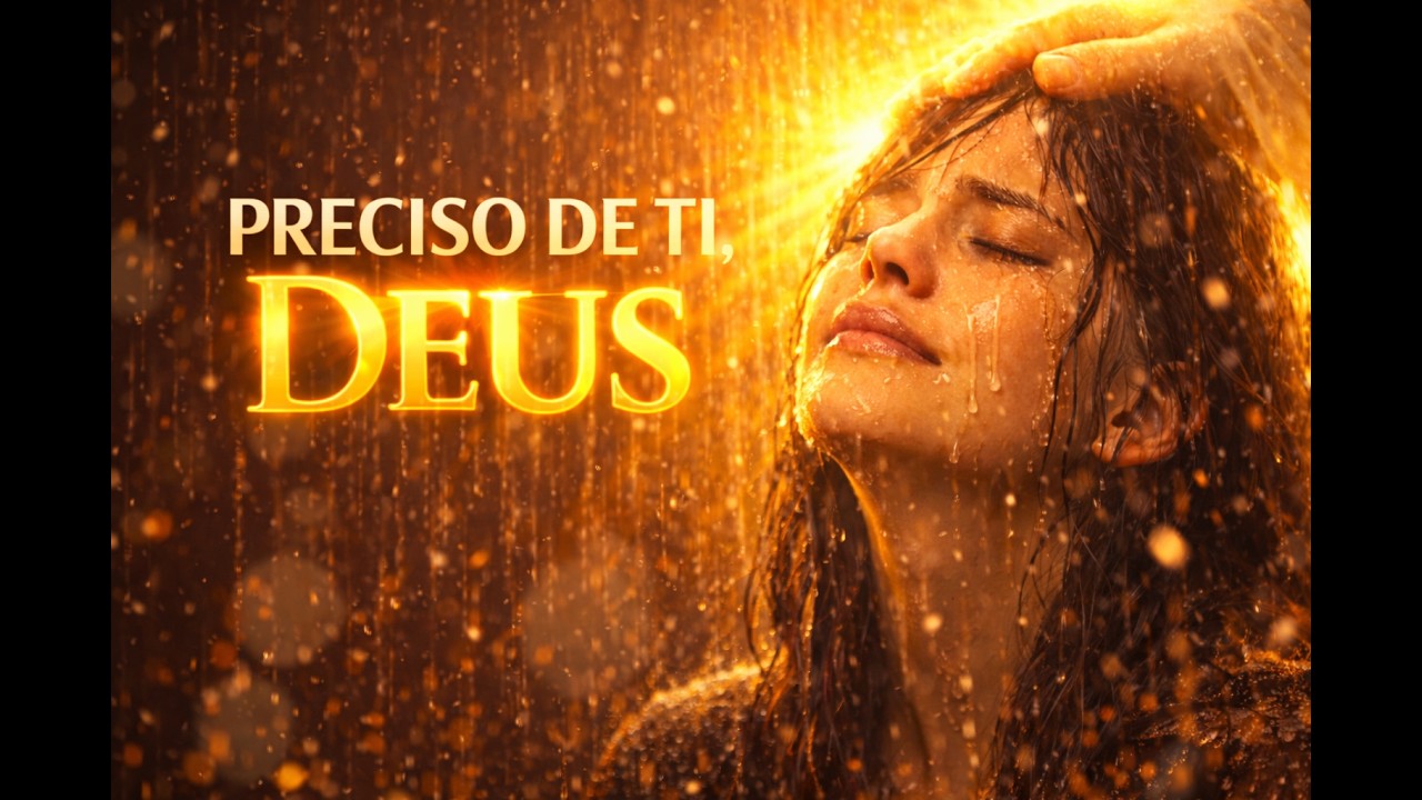 PRECISO DE TI, DEUS | Oração Cantada Para Quem Está Cansado e Precisa de Paz (Louvor Profundo)