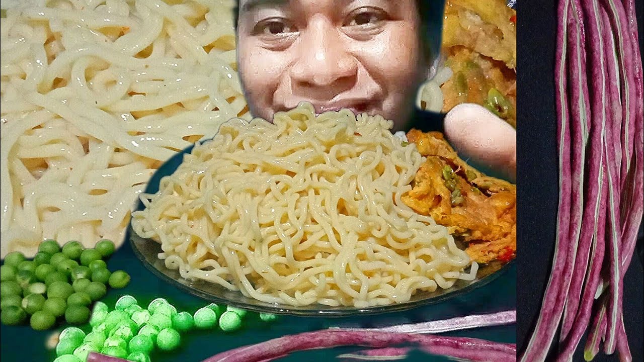 Viral Porsi Kuli Bangunan Makan Alakadar Nasi + Mie Lalapan Mentah Kacang Ungu