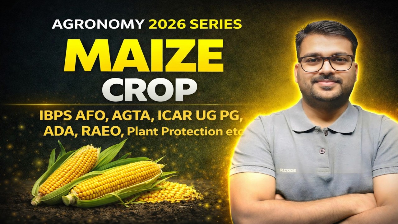 Maize Cultivation One Liners 🌽 | ICAR • UPSC • State Ag Exams | Most Expected Facts