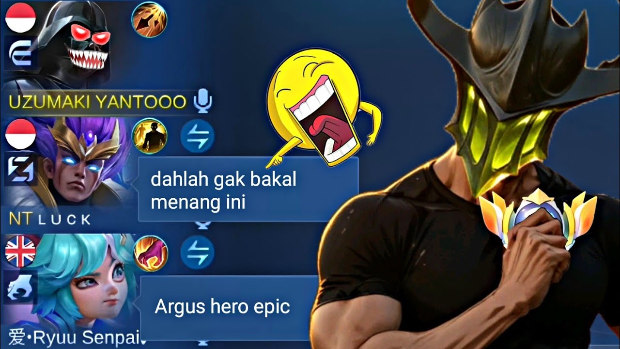 KESATRIA ARGUS DIREMEHIN SAMA TIM SENDIRI! DIKATAIN HERO EPIC! INI SAAT PEMBUKTIAN..!-MOBILE LEGEND
