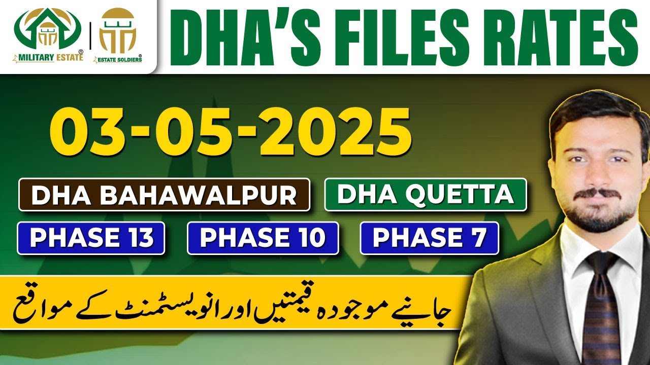 DHA Lahore File Rates & Market Insights | Smart Investment Moves 2025#dhalahore