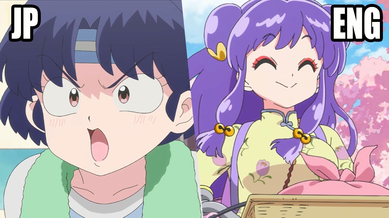 Ranma 1/2 Season 2 Episode #7  JP vs ENGLISH DUB