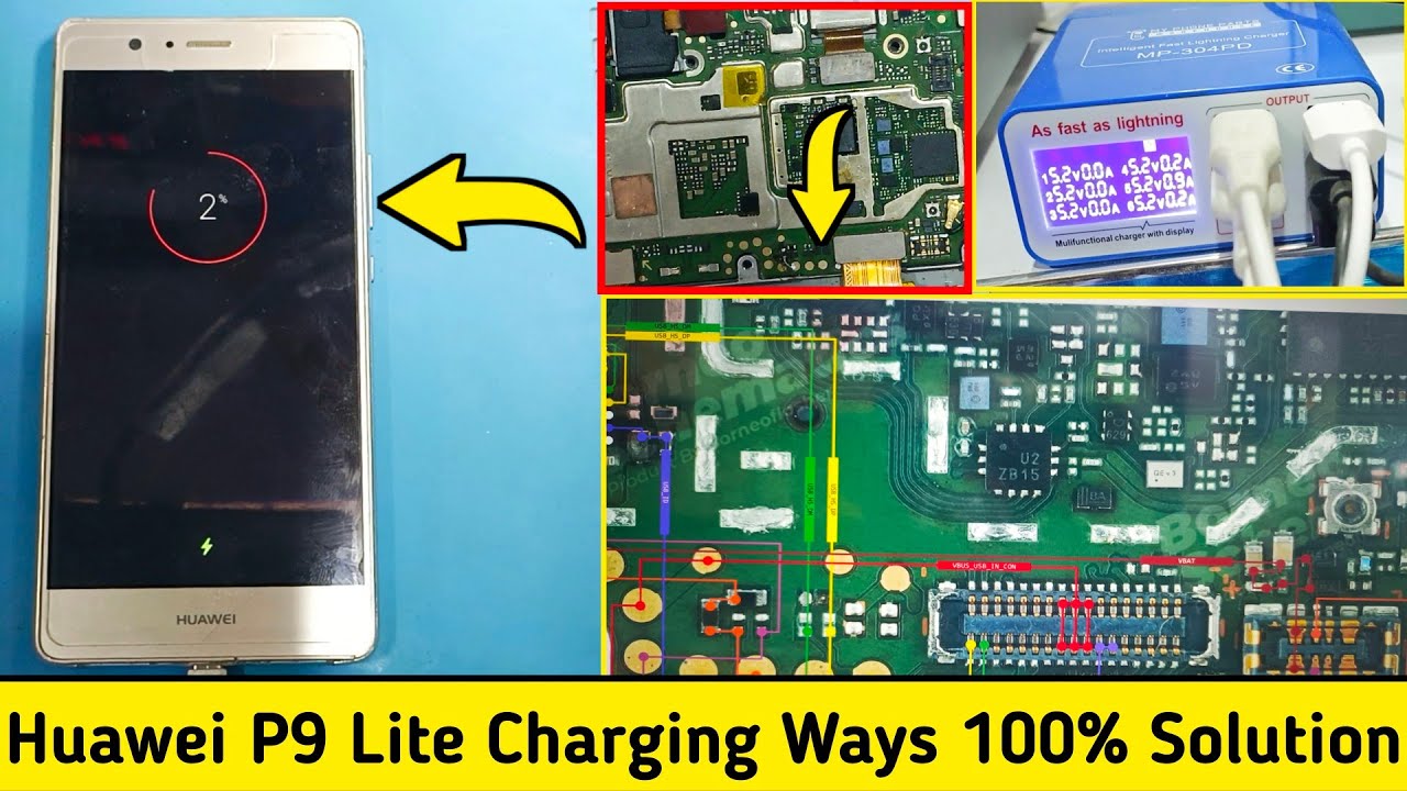 Huawei P9 Lite | VNS-L21 | Charging ways | Huawei P9  Charging Not Show Solution