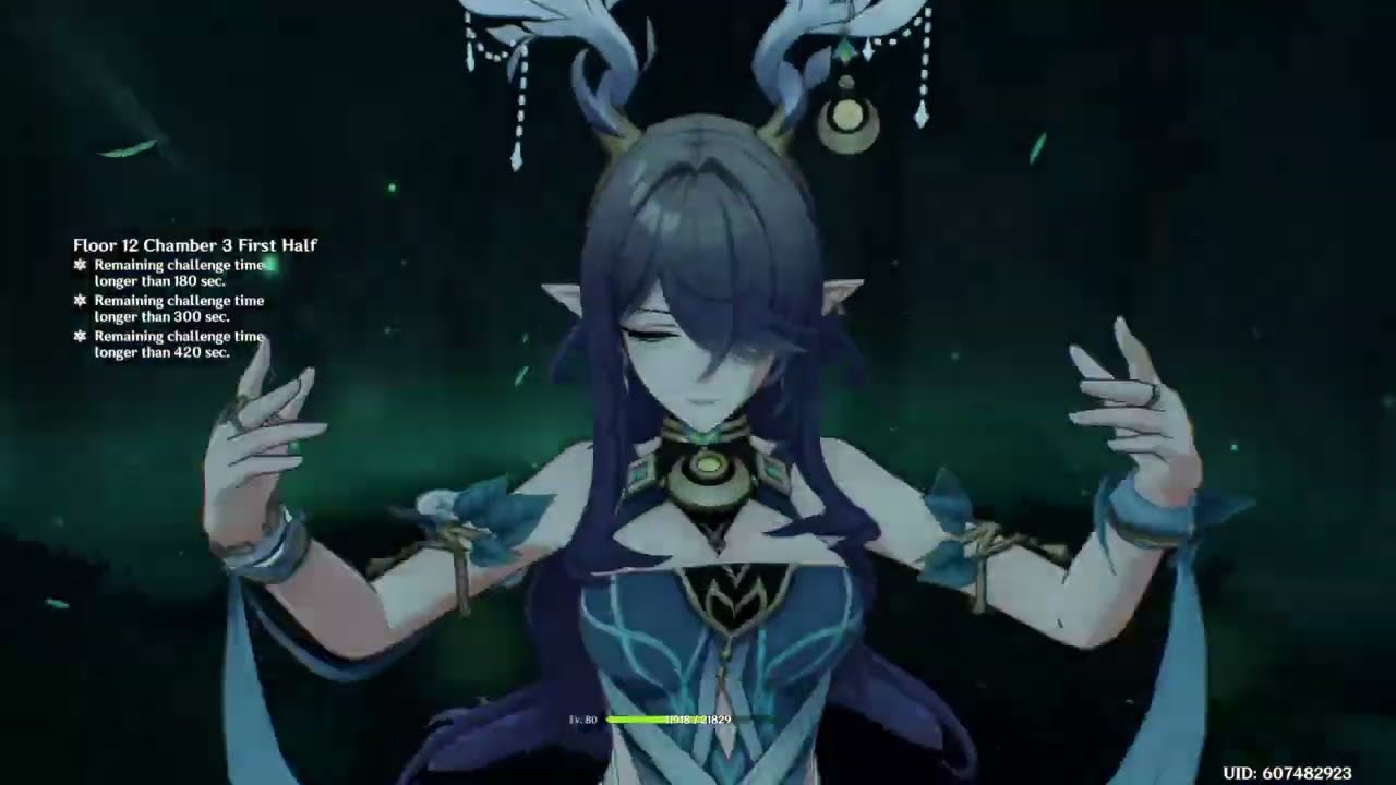 [25/11/19] Floor 11 and 12 NA Zhongli／Arlecchino／Durin／Venti Abyss