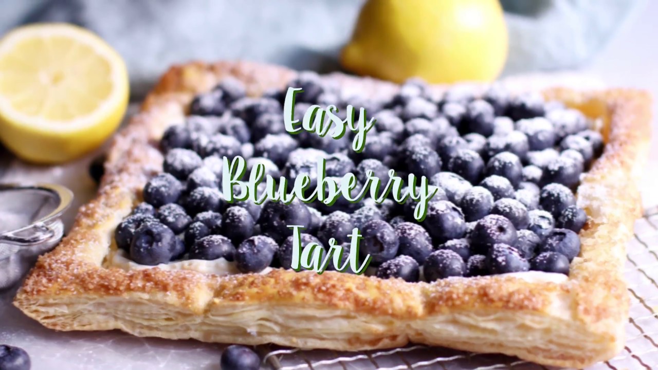 How to Make an Easy Blueberry Tart