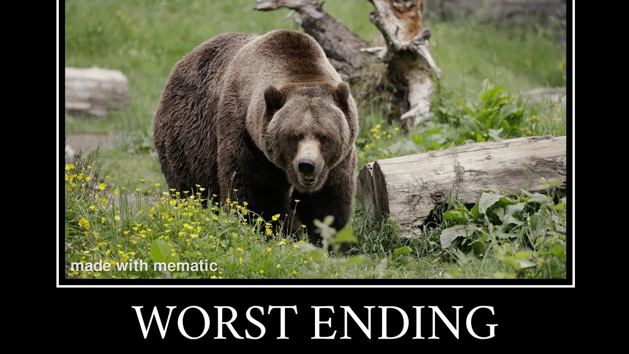 Camping day out all endings meme.