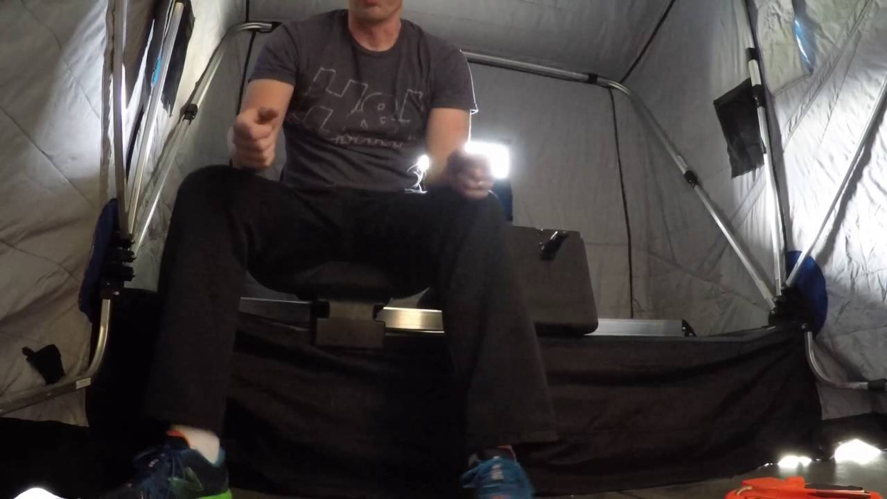 Otter XT Pro Lodge Ice House set up and overview