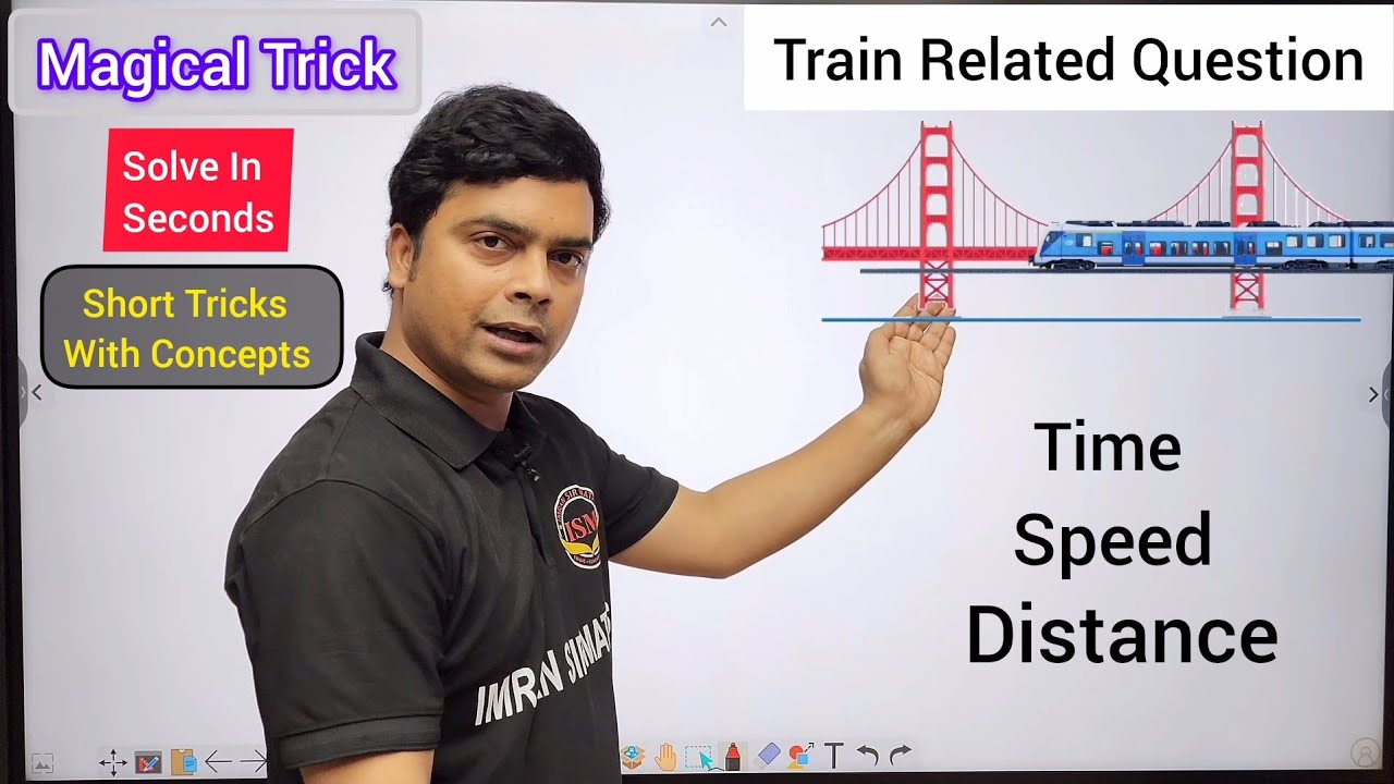 Time Speed and Distance Trick | Train Realted Questions | Maths Trick by imran sir | imran sir maths
