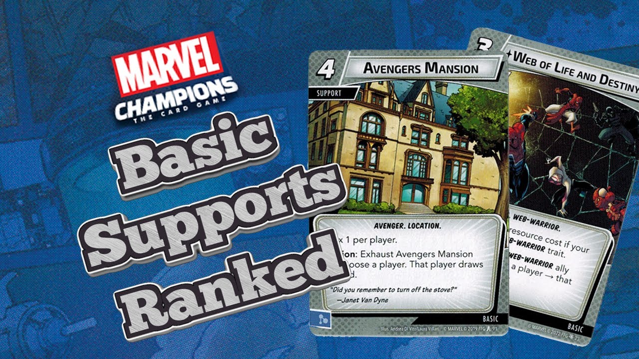 Marvel Champions Basic Support Cards Tier List